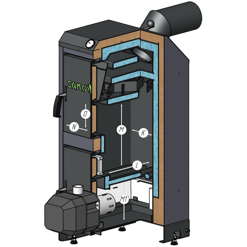 Пеллетный котел SAKOVICH Pellet UNIVERSAL 50 кВт