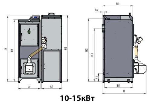 Пеллетный котел SAKOVICH Pellet STANDART 10 кВт
