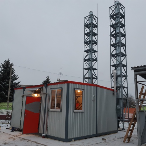 Блочно-модульная котельная на дровах